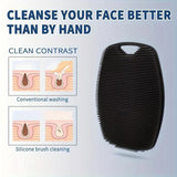 SoftTouch Gentleman's Exfoliator - Ergonomic Non-Slip Handle, Soft Silicone Body Scrubber for Gentle Exfoliation, Easy to Clean & Rinse, No Battery Needed, Perfect for Shower or Bath Time Men's Grooming / tm