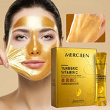 Turmeric Vitamin C Retinol Moisturizing And Firming Mask 6g*10pcs, Containing Collagen, Vitamin E, Niacinamide And Plant Squalane, Deep Cleaning, Moisturizing And Firming, Even Skin, Fine Pores, Suitable for All Skin Types  / tm
