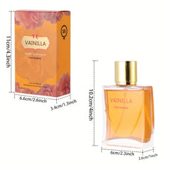 Vanilla Bliss Women’s Perfume - 60ml Floral Scent with Coconut & Convallaria Majalis, Long-Lasting Eau De Parfum Spray, Alcohol-Based, Talc-Free, Ideal for Daily Wear /tm