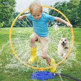 1pc/2-in-1 Kids' Rotating Water Sprinkler Toy, Summer Water Play for Children, Garden Fun, Parent-Child Interaction, Durable ABS Material, Ideal for Ages 3+, Keeps Gardens/Lawns Wet – Creative Gift for Halloween, Christmas, Easter,