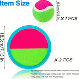 2 Paddles & 1 Ball Goo ball Kids Toys | Outdoor Games, Beach Toys, Toss and Ball Set | Perfect Beach Games Sets Playground Sets for Backyards Easter Gifts for Kids/Adults/Family