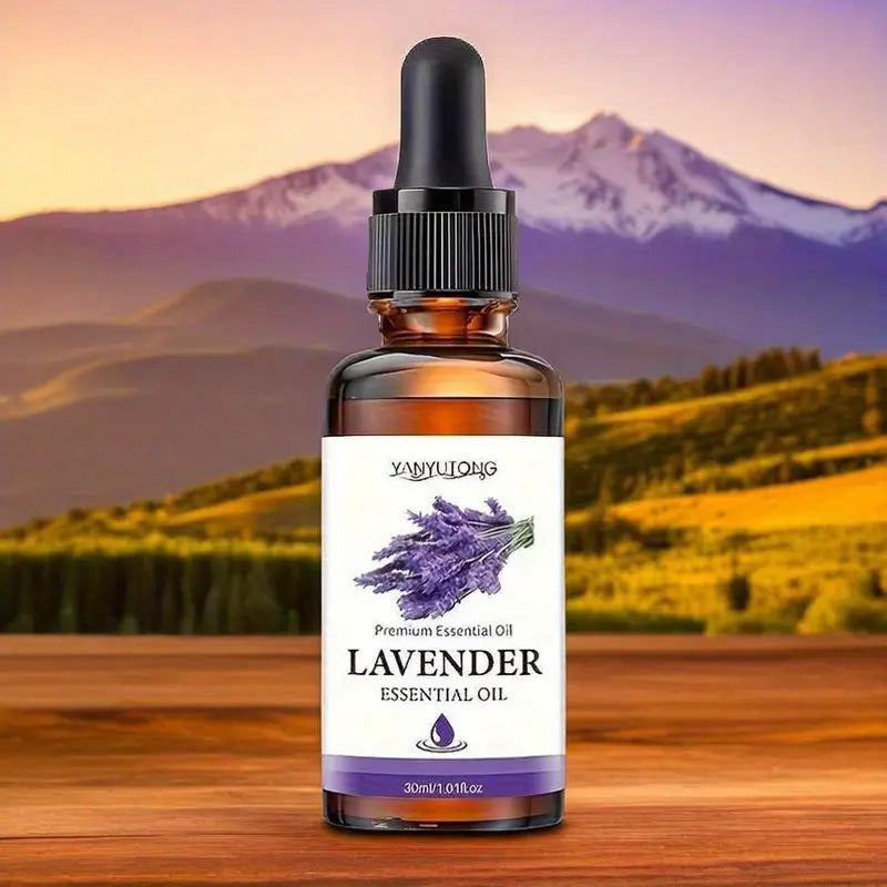 Lavender Essential Oil for Hair & Skin Care - Natural, Moisturizing, Ideal for DIY, Aromatherapy, Massage & Humidifiers, Aromatherapy, Diffuser