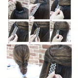 1/3/5pcs Effortless Hair Styling With Hair Twist Styling Bun Maker Braider Roller Hook For Women