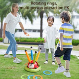 [3-in-1 | Ladybug] 3-in-1 Ladybug Motor Exercise Machine | Interactive Skipping Rope, Sensory Training Equipment | ABS Material, Indoor & Outdoor Parent-Child Play Toy/ tm