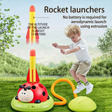 [3-in-1 | Ladybug] 3-in-1 Ladybug Motor Exercise Machine | Interactive Skipping Rope, Sensory Training Equipment | ABS Material, Indoor & Outdoor Parent-Child Play Toy/ tm