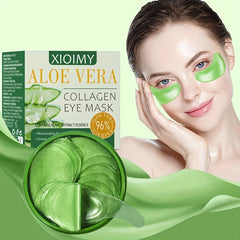 60pcs Aloe Vera & Collagen Eye Mask - Powerful Moisturizing, Delicate & Firm Skin, Radiance & Elasticity for Eye Care & Skin Care /tm