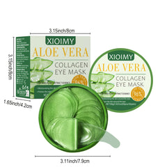 60pcs Aloe Vera & Collagen Eye Mask - Powerful Moisturizing, Delicate & Firm Skin, Radiance & Elasticity for Eye Care & Skin Care /tm