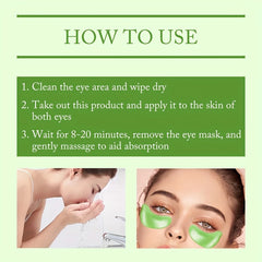 60pcs Aloe Vera & Collagen Eye Mask - Powerful Moisturizing, Delicate & Firm Skin, Radiance & Elasticity for Eye Care & Skin Care /tm