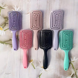 1pcs Hollow Out Hair Comb Anti Static Detangling Hair Comb Fluffy Hair Styling Comb For All Hair Types